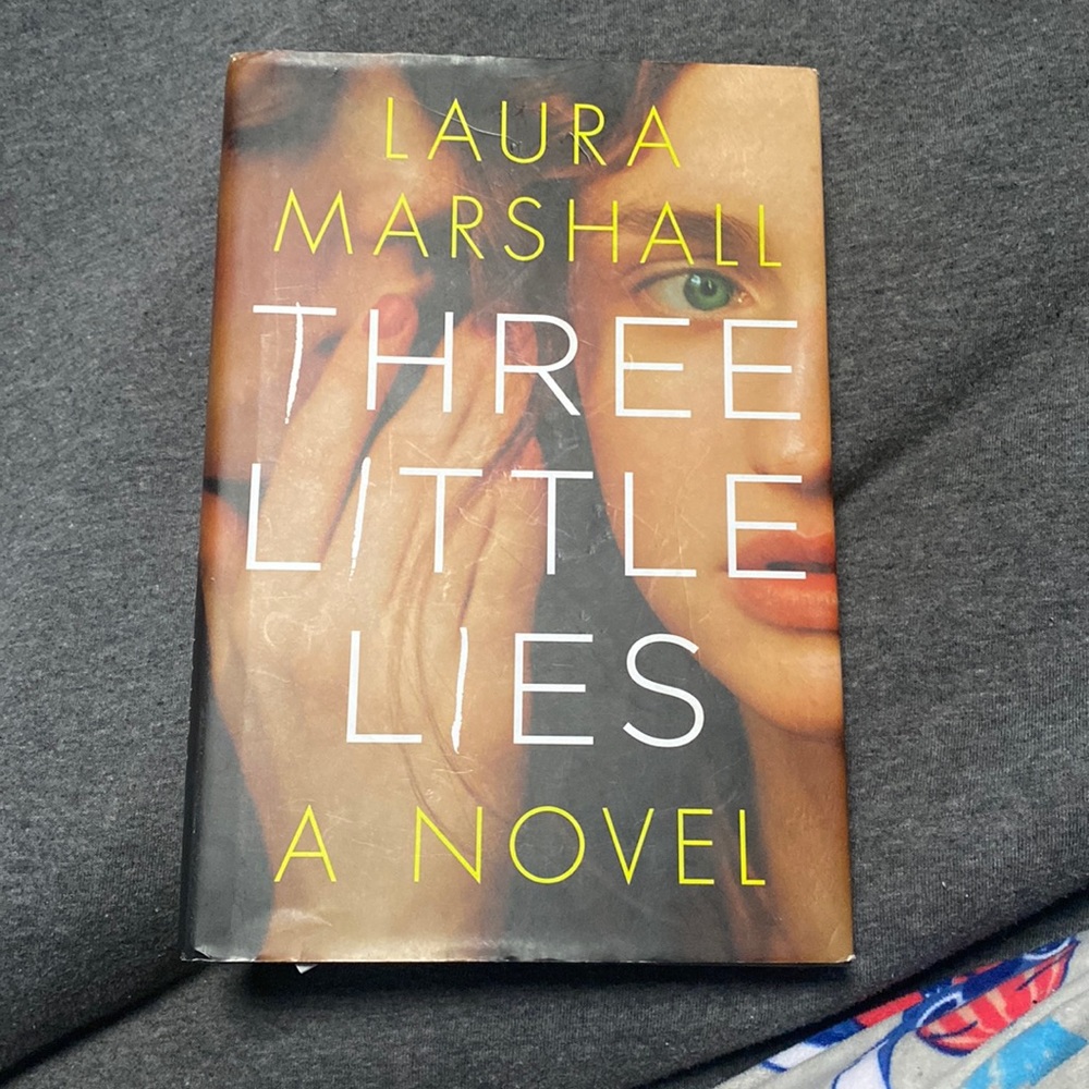 This is a novel called “Three Little Lies” by Laura Marshall